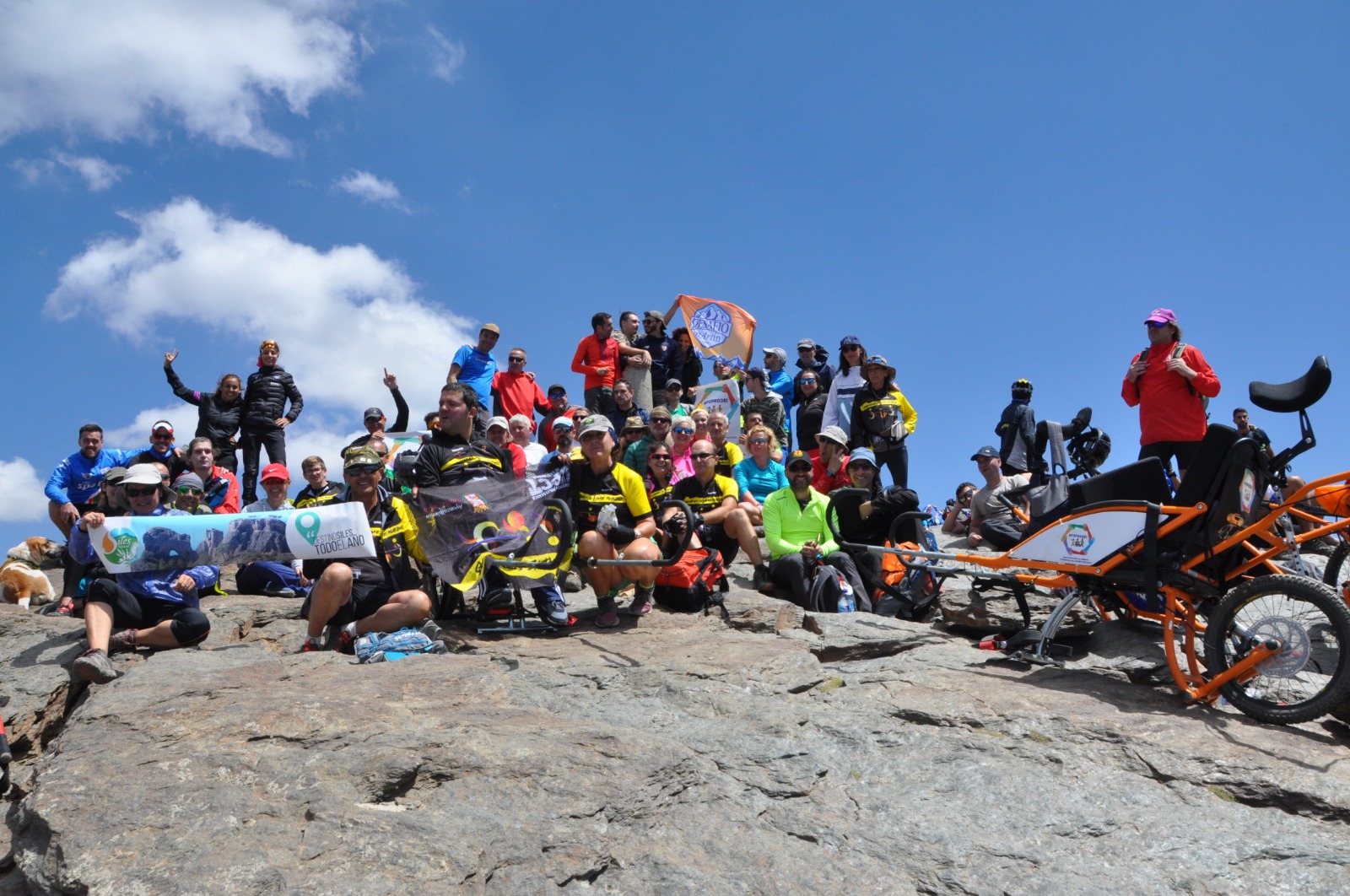 Veleta en silla de ruedas